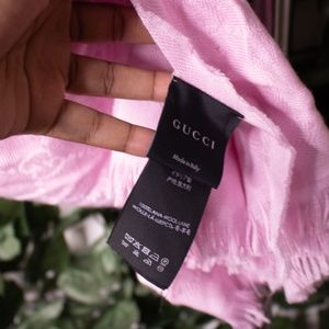 GUCCI GG Wool Scarf